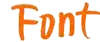 font